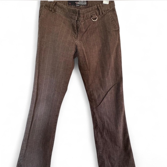 Vintage Brown Plaid Guess Pants Low Rise size 28 - Picture 1 of 7